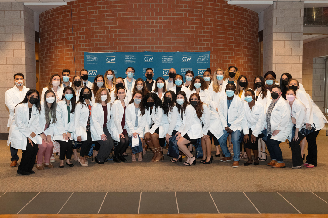 SON students at White Coat Ceremony