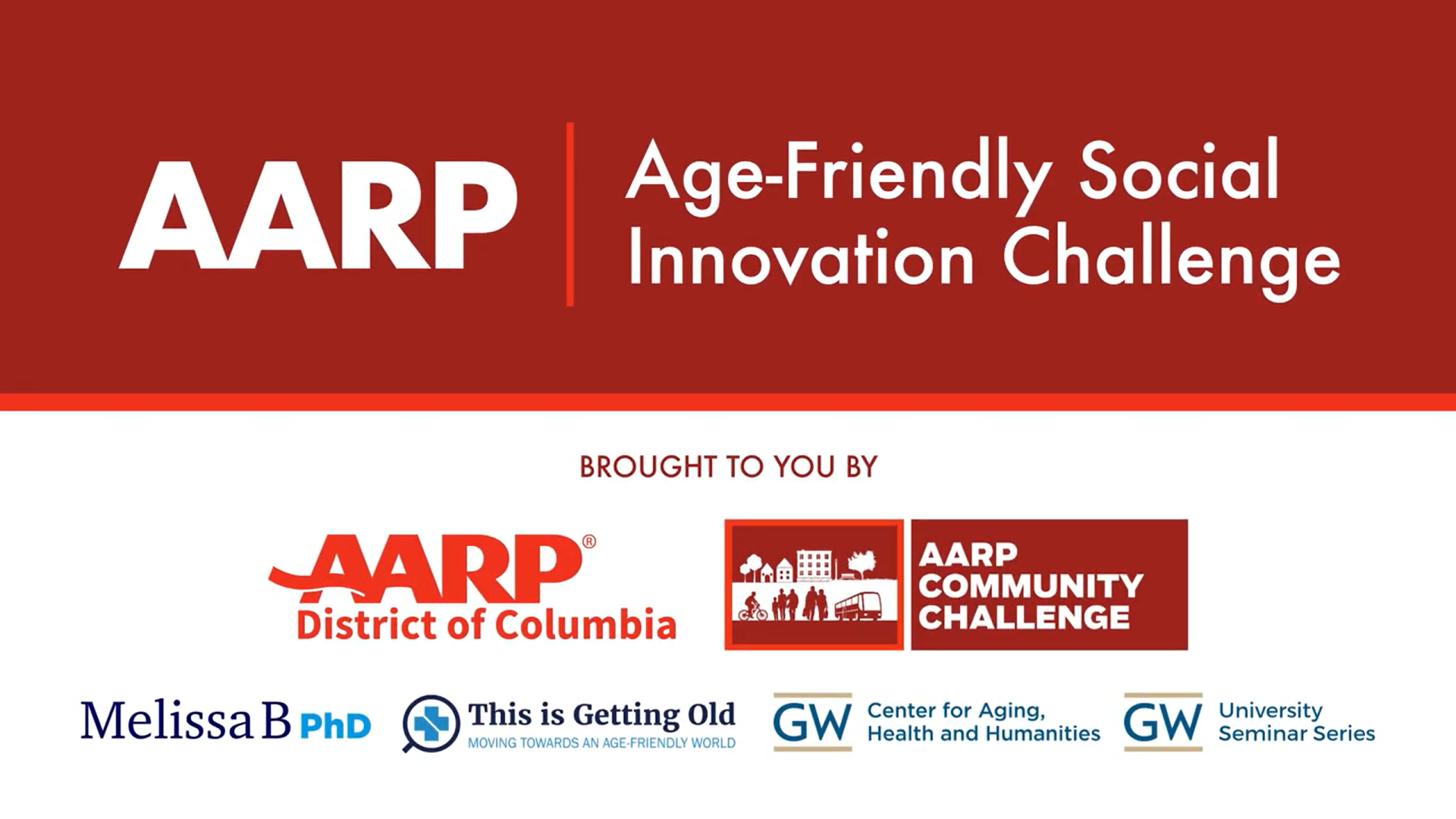 Aging Events  School of Nursing  The George Washington University