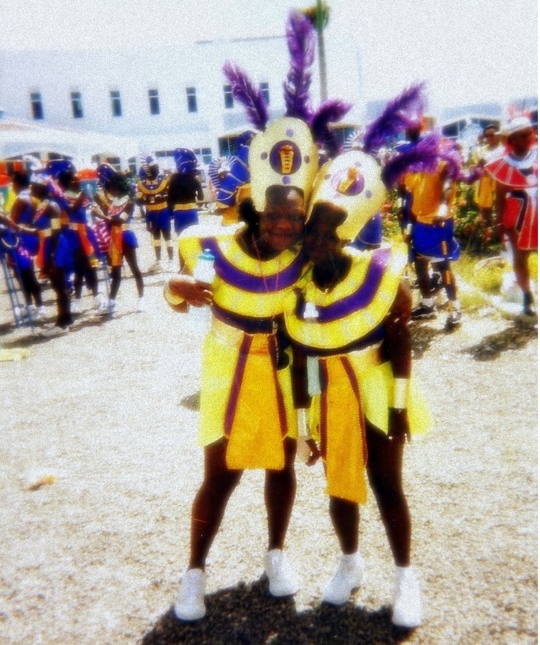Michelle and cousin at Carnival