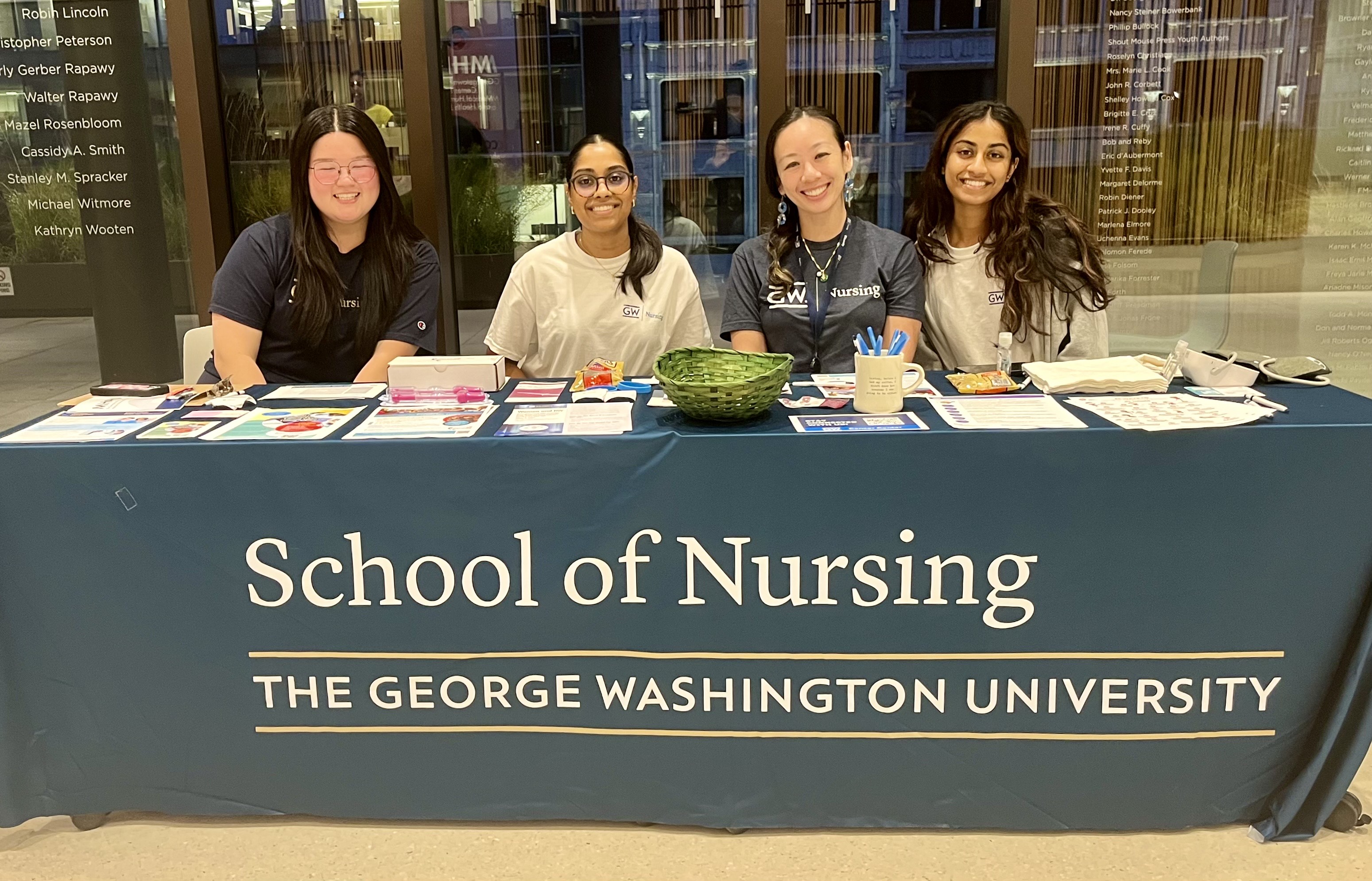 Daisy Le and Team representing GW Nursing