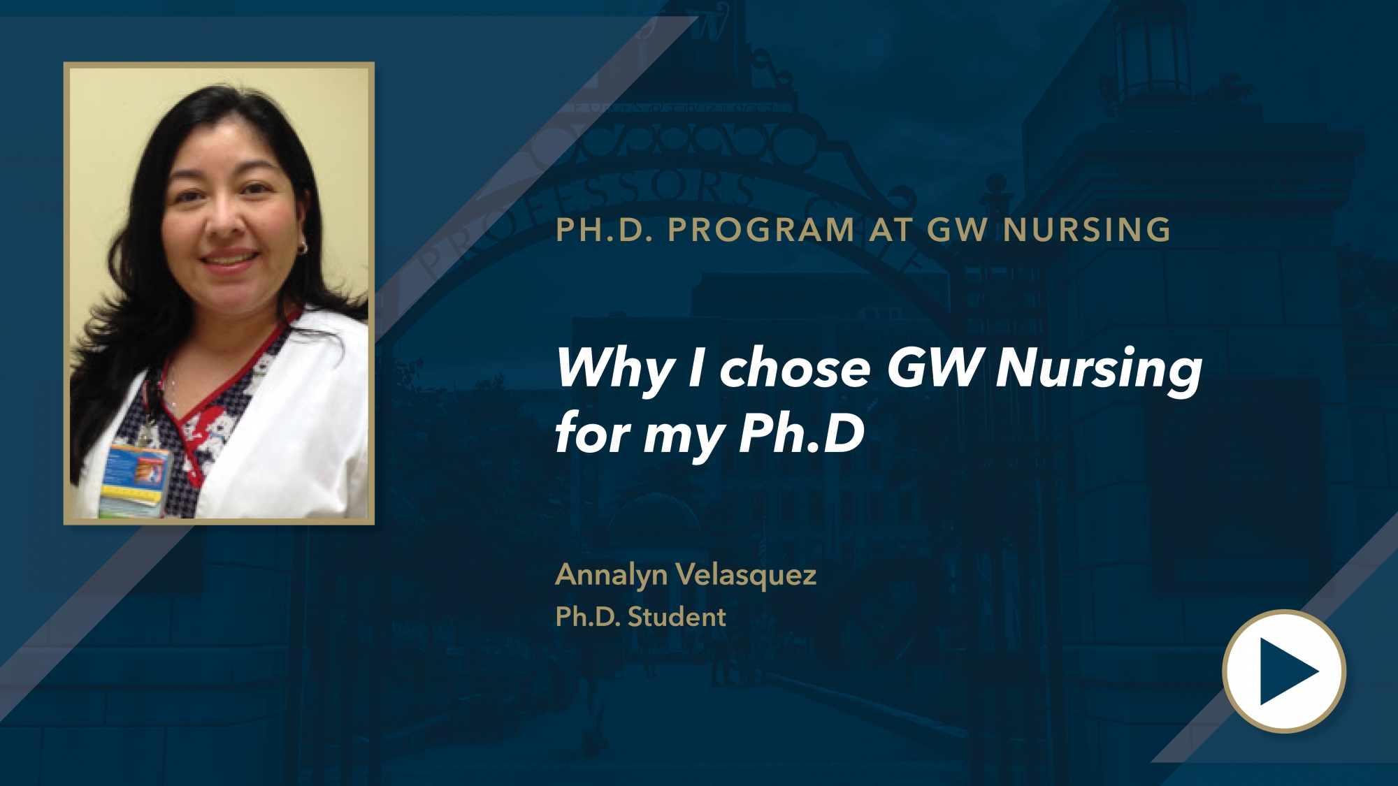 Velasquez PhD Program Video