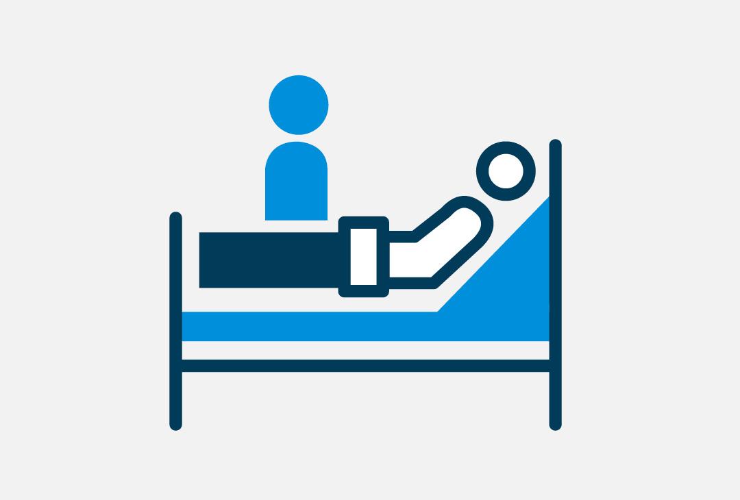 hospital bed icon