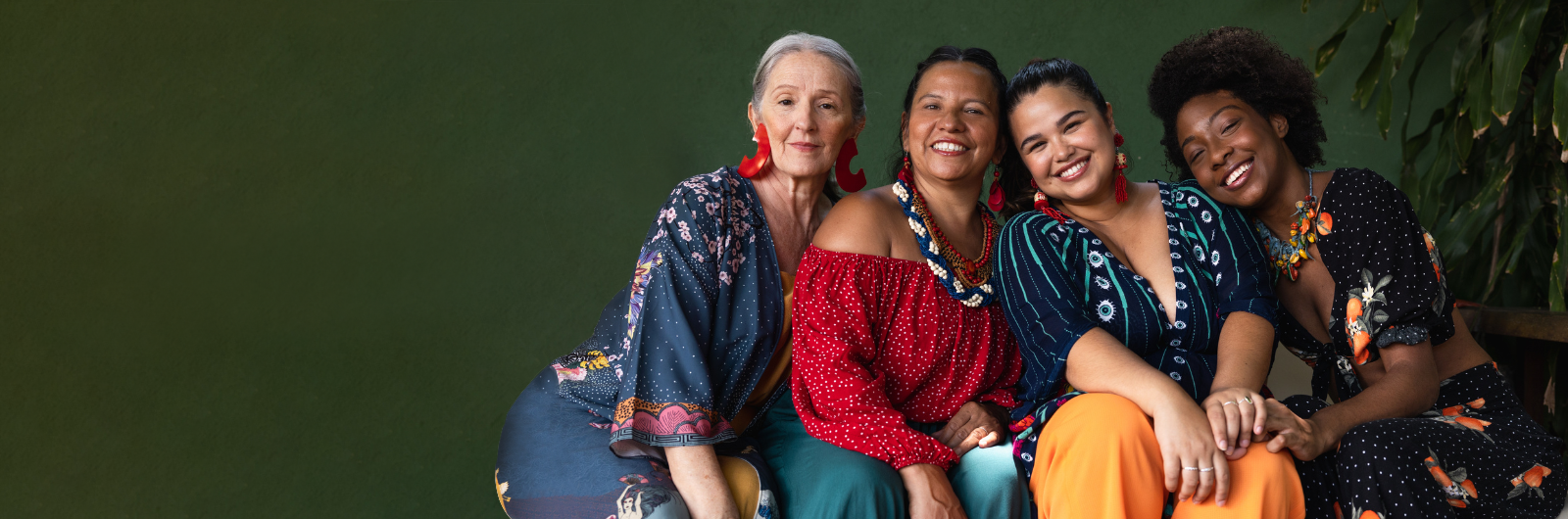 diverse group of women smiling