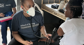 GW Nursing students in Uganda