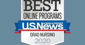 USNWR Best Online Programs, Grad Nursing 2020